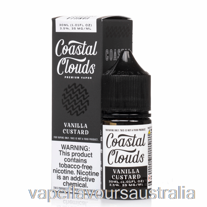 Vape Australia Vanilla Custard - Coastal SALTS - 30mL 50mg
